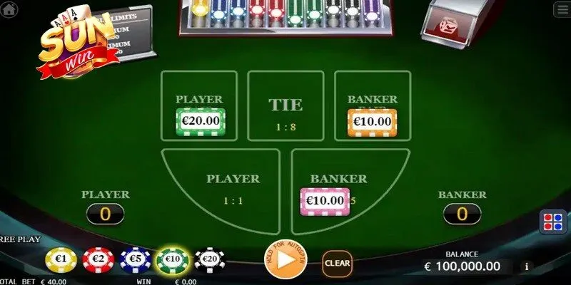 Thiết lập hạn mức cược cố định cho mỗi ngày khi cược Baccarat